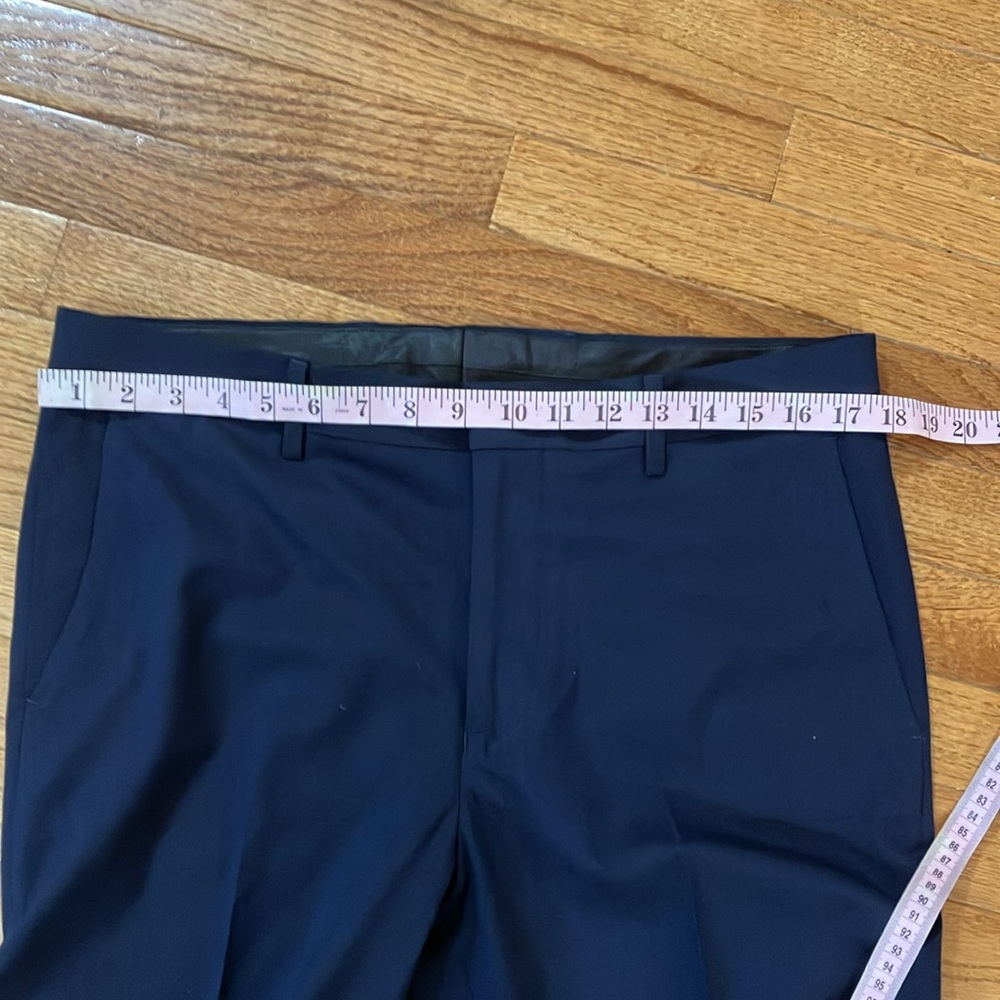 Murano Alex fit navy men’s slim flat front dress pants 34 x 28 Dillard’s - Picture 5 of 8